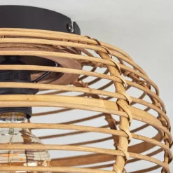 Style Boho-Chic-hofstein Plafonnier Manteau Écru, 1 lumière