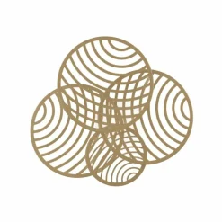 Lampes Dorées-Luminaires Mantra Plafonnier Mantra COLLAGE LED Or, 1 lumière