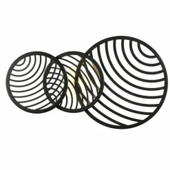 Luminaires Mantra Plafonnier Mantra COLLAGE LED Noir, 1 lumière* Éclairage Led