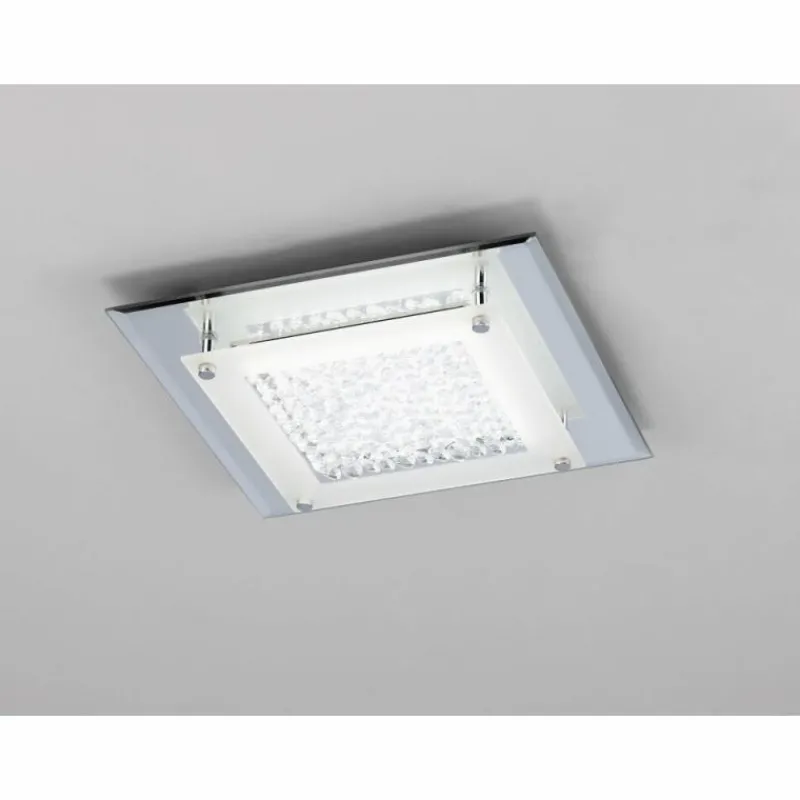 Luminaires Mantra Plafonnier Mantra CRYSTAL MIRROR LED Chrome, 1 lumière