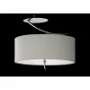 Lampes En Tissu-Luminaires Mantra Plafonnier Mantra Eve Chrome, 2 lumières