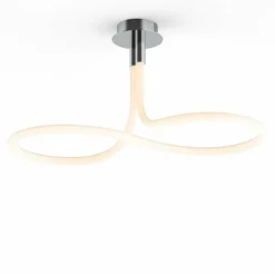 Luminaires Mantra Plafonnier Mantra NUR LINE LED Chrome, Blanc, 1 lumière* Éclairage Led
