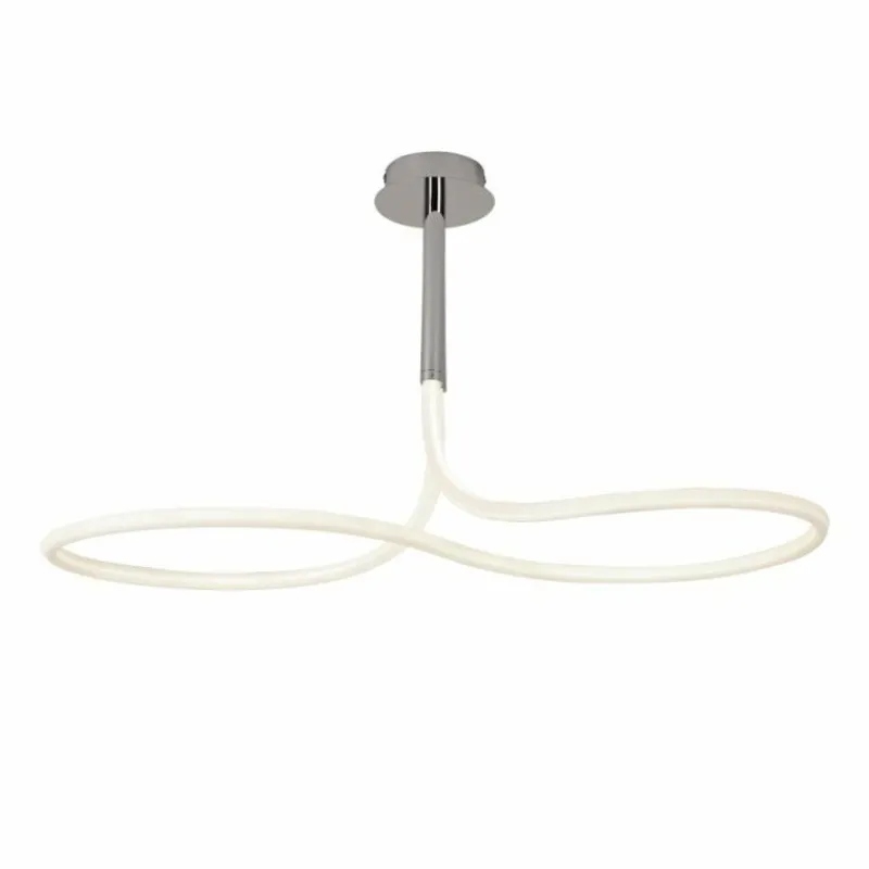 Luminaires Mantra Plafonnier Mantra NUR LINE LED Chrome, Blanc, 1 lumière* Éclairage Led