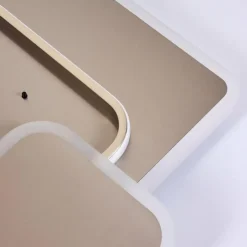 hofstein Plafonnier ManzanalesÂ  LED Chrome, 1 lumière, Télécommandes