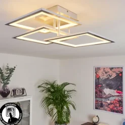 hofstein Plafonnier Marcus LED Argenté, 1 lumière