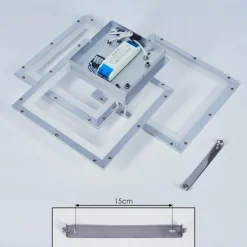 hofstein Plafonnier Marcus LED Argenté, 1 lumière