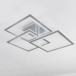 hofstein Plafonnier Marcus LED Argenté, 1 lumière