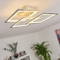 hofstein Plafonnier Marcus LED Argenté, 1 lumière