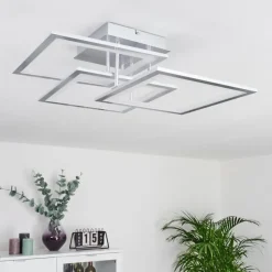 hofstein Plafonnier Marcus LED Argenté, 1 lumière