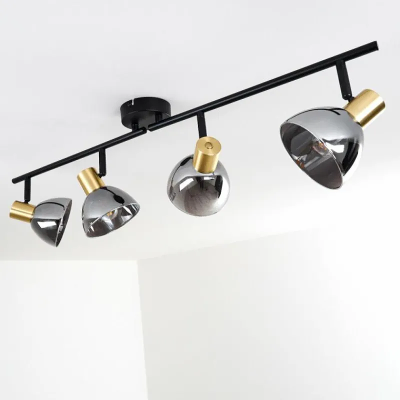 hofstein Plafonnier Mariefred Noir, 4 lumières