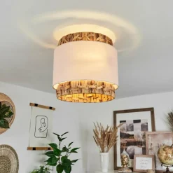 Lampes En Tissu-hofstein Plafonnier Marieux Noir, 2 lumières