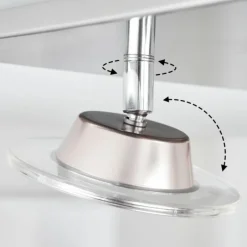 hofstein Plafonnier Marsen LED Nickel mat, 4 lumières, Télécommandes, Changeur de couleurs* Éclairage Led