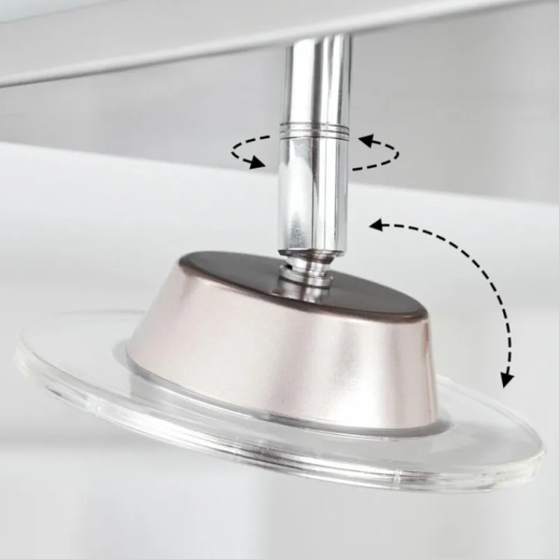 hofstein Plafonnier Marsen LED Nickel mat, 4 lumières, Télécommandes, Changeur de couleurs