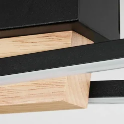 hofstein Plafonnier Meiral LED Écru, Noir, 2 lumières