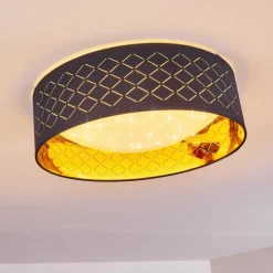 Lampes En Tissu-hofstein Plafonnier Meldal LED Blanc, 1 lumière