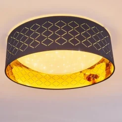 Lampes En Tissu-hofstein Plafonnier Meldal LED Blanc, 1 lumière