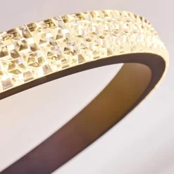 hofstein Plafonnier Melosa LED Noir, Blanc, 1 lumière