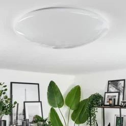 hofstein Plafonnier Melres LED Blanc, 1 lumière, Télécommandes