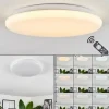 hofstein Plafonnier Melres LED Blanc, 1 lumière, Télécommandes