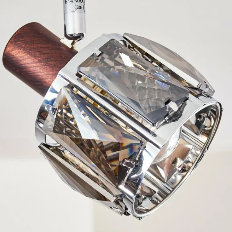 hofstein Plafonnier Micuna Bronze, 2 lumières