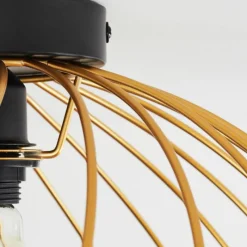 Lampes Vintages & Rétros-hofstein Plafonnier Miton Laiton, 1 lumière