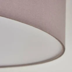 Lampes En Bois-hofstein Plafonnier Mjelstad Brun, Gris, Blanc, 2 lumières