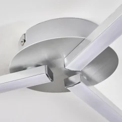 hofstein Plafonnier Mohlin LED Nickel mat, 3 lumières