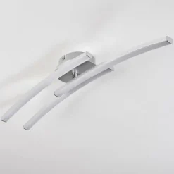 hofstein Plafonnier Mohlin LED Nickel mat, 3 lumières