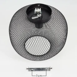 Lampes Vintages & Rétros-hofstein Plafonnier Moholm Noir, 1 lumière