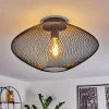 Lampes Vintages & Rétros-hofstein Plafonnier Moholm Noir, 1 lumière