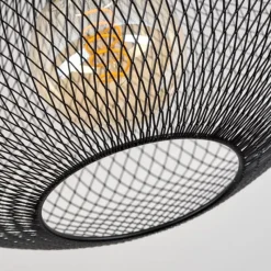 Lampes Vintages & Rétros-hofstein Plafonnier Moholm Noir, 1 lumière