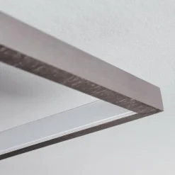 Lampe Plafonnier Momahaki LED Chrome, 1 lumière, Télécommandes