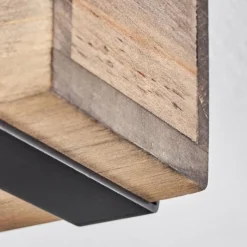 Luminaires Scandinaves-hofstein Plafonnier Montgomery Écru, Noir, 6 lumières