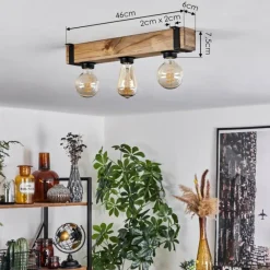 Luminaires Scandinaves-hofstein Plafonnier Montgomery Écru, 3 lumières