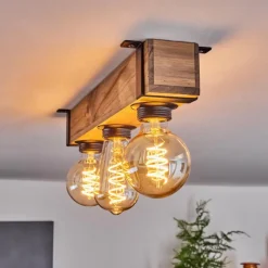 Luminaires Scandinaves-hofstein Plafonnier Montgomery Écru, 3 lumières