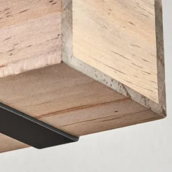 hofstein Plafonnier Montgomery Écru, Noir, 2 lumières