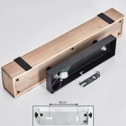 hofstein Plafonnier Montgomery Écru, Noir, 2 lumières