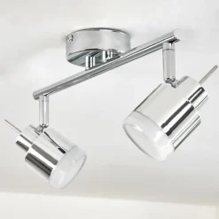 hofstein Plafonnier Morges LED Chrome, 2 lumières