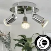 hofstein Plafonnier Morges LED Chrome, 3 lumières