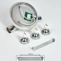 hofstein Plafonnier Morges LED Chrome, 3 lumières