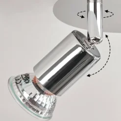 hofstein Plafonnier Morges LED Chrome, 3 lumières