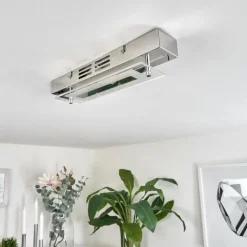 hofstein Plafonnier Morges LED Chrome, 1 lumière