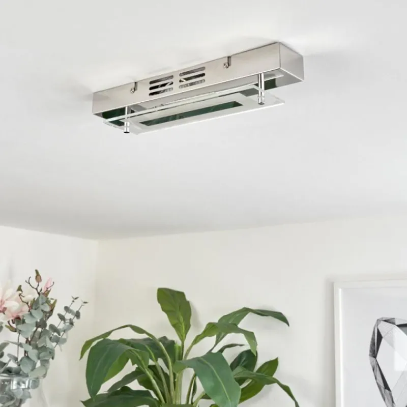 hofstein Plafonnier Morges LED Chrome, 1 lumière