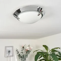 hofstein Plafonnier Morges LED Chrome, 1 lumière