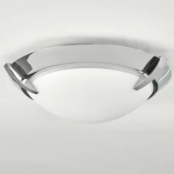 hofstein Plafonnier Morges LED Chrome, 1 lumière