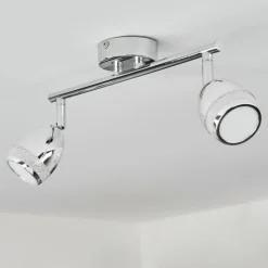 hofstein Plafonnier Morges LED Chrome, 2 lumières