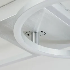 hofstein Plafonnier Moya LED Argenté, Blanc, 1 lumière