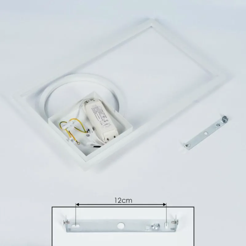 hofstein Plafonnier Moya LED Blanc, 1 lumière