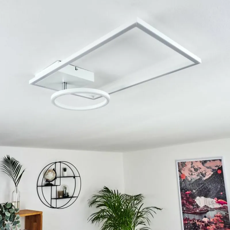 hofstein Plafonnier Moya LED Blanc, 1 lumière