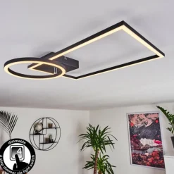 Lampe Plafonnier Moya LED Noir, 1 lumière* Éclairage Led